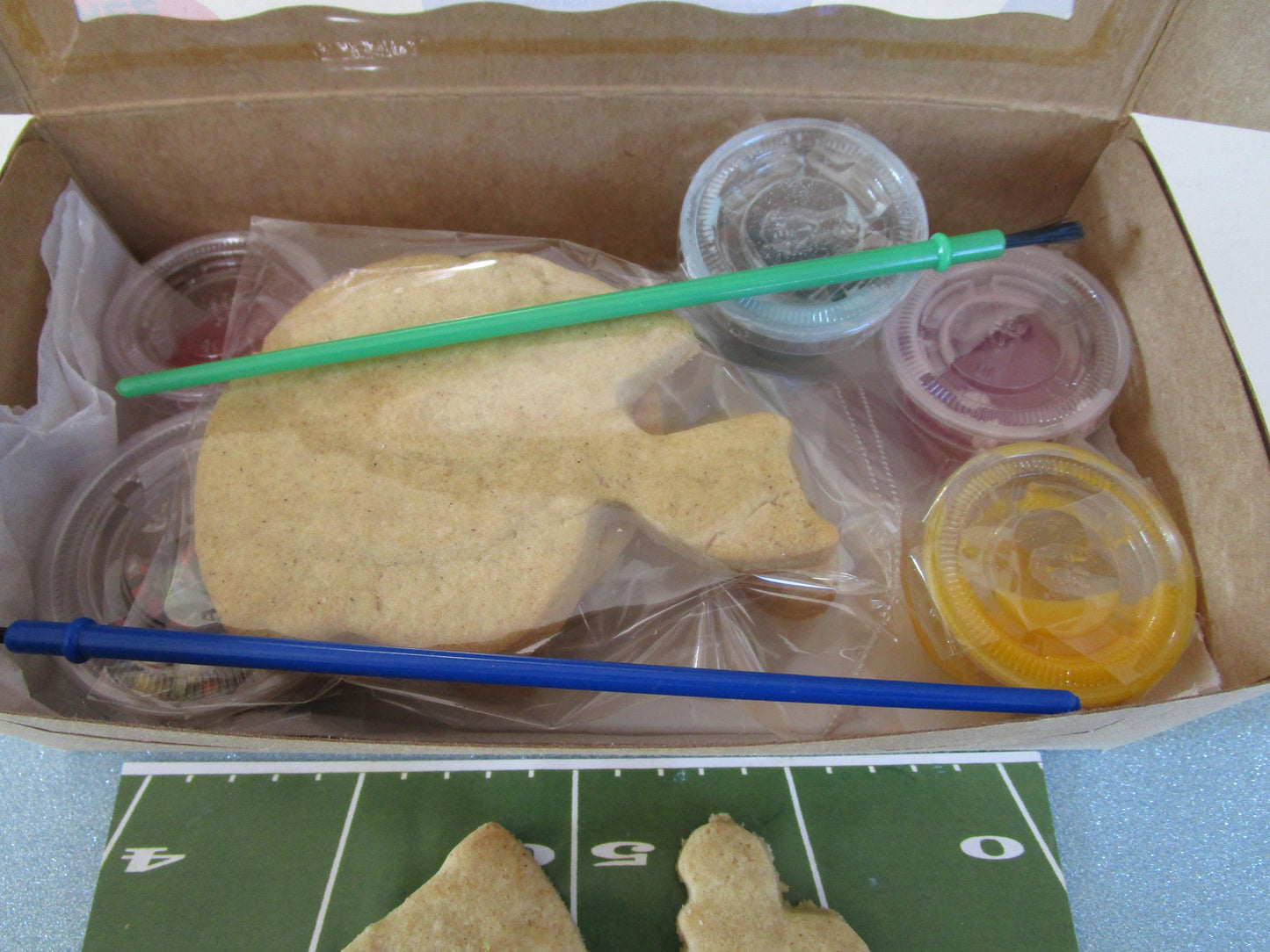 Kits de Galletas de Azúcar Sin Gluten - Tema de Fútbol, Sin Lácteos ni Nueces