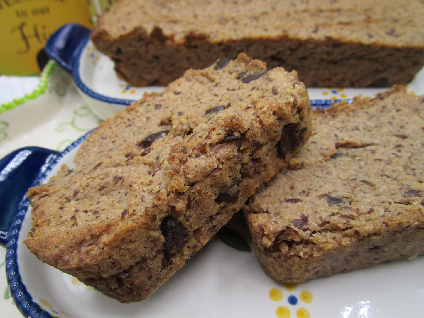 Pan de Plátano con Chips de Mocha y Proteína - Sin Gluten y Vegano