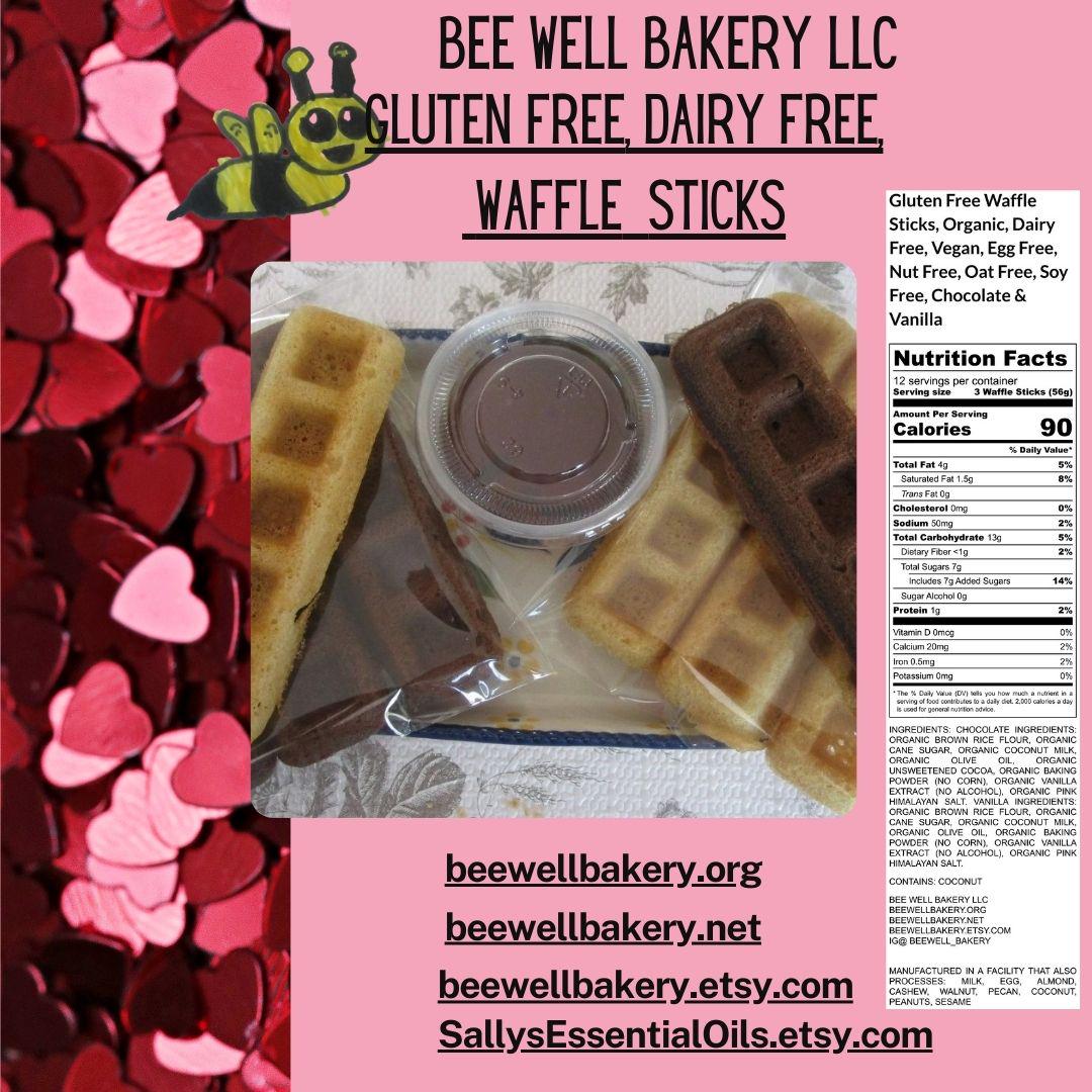 Palitos de Waffle Sin Gluten - Delicias Sin Lácteos y Veganas