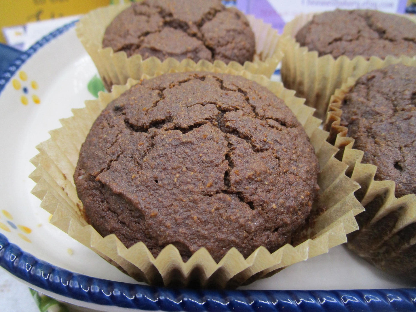 Cupcakes AIP Paleo au Caroube - Végétalien et Sans Gluten