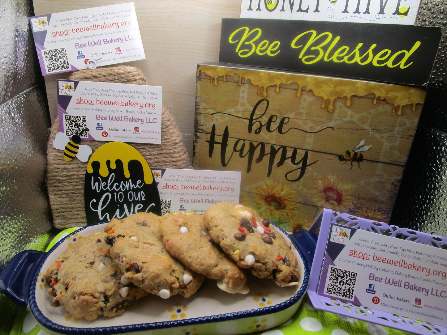Gluten Free Kitchen Sink Cookies - Vegan & Dairy Free Treats