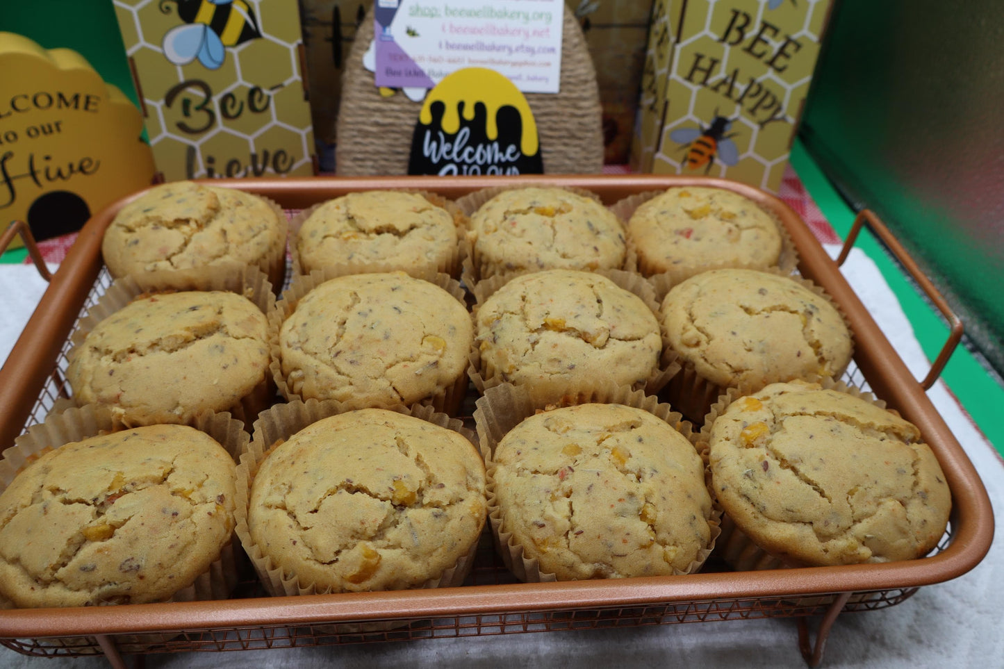 Muffins de maïs mexicains riches en protéines - Végans et sans sucre