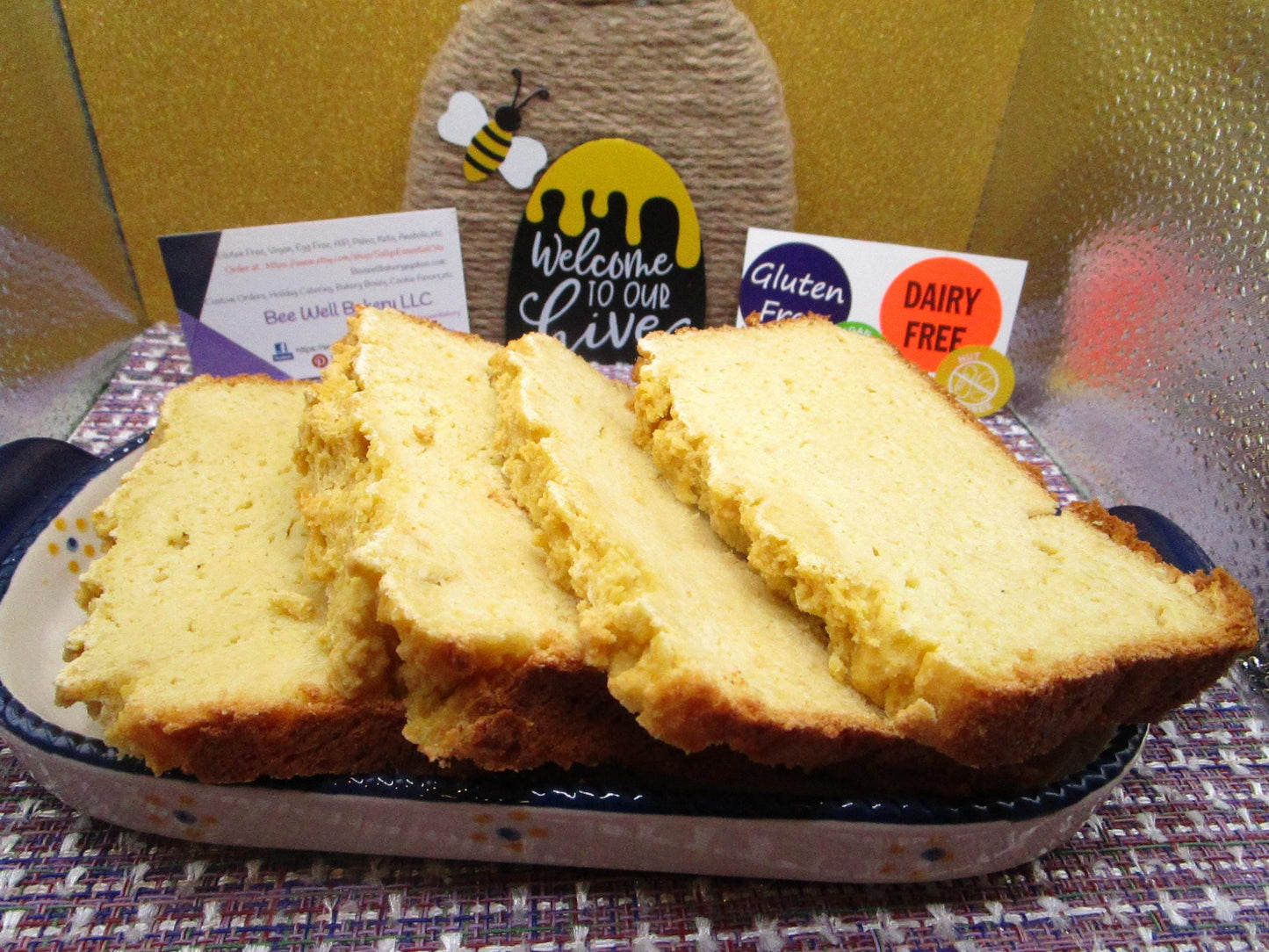 Pan de Mijo Sin Gluten Premium - Sin Lácteos, Vegano, Bajo en FODMAP