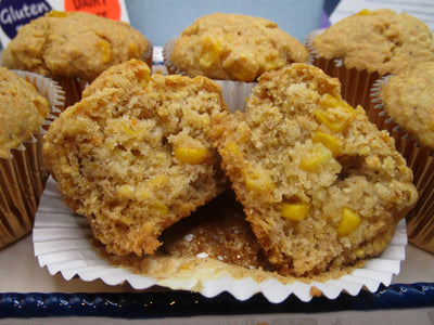 Muffins de Maíz Sin Azúcar - Veganos y Sin Lácteos