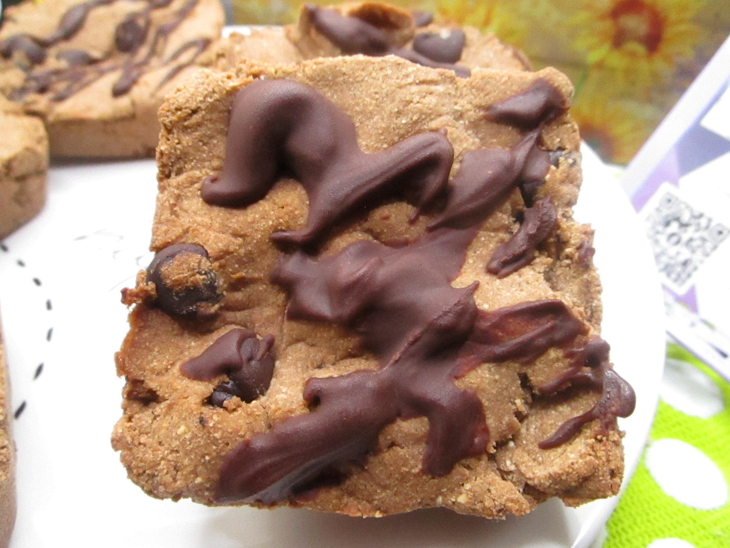 Keto Banana Chocolate Chip Brownie - Gluten Free & Vegan