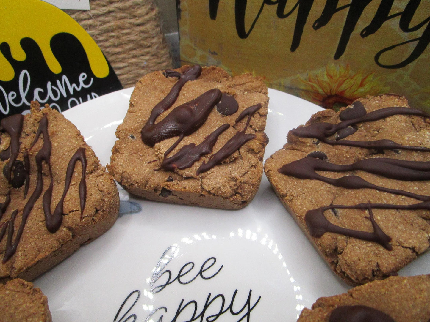 Keto Banana Chocolate Chip Brownie - Gluten Free & Vegan