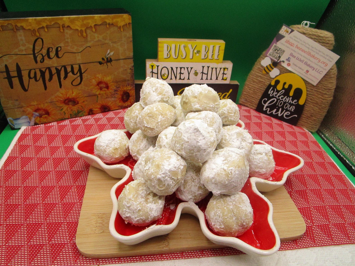 Biscuits de mariage mexicains sans gluten - Végétaliens et sans produits laitiers