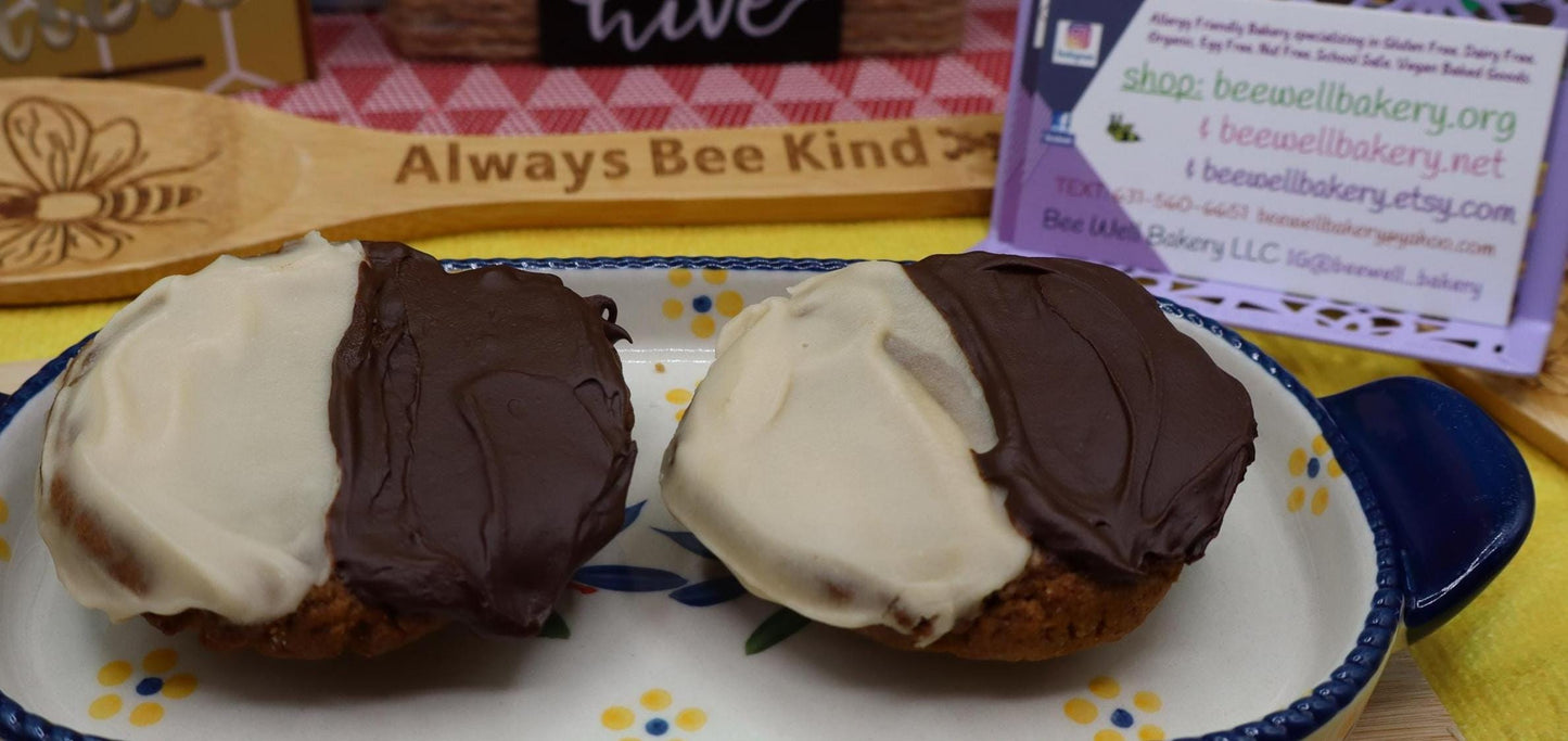 Galletas Altas en Proteínas de Chocolate Blanco y Negro - Veganas y Sin Gluten