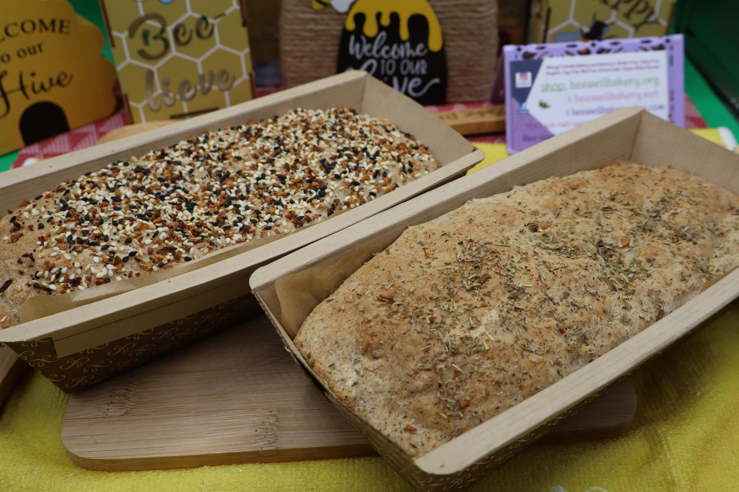 Premium Organic Gluten Free Bread - Vegan & Allergy Friendly