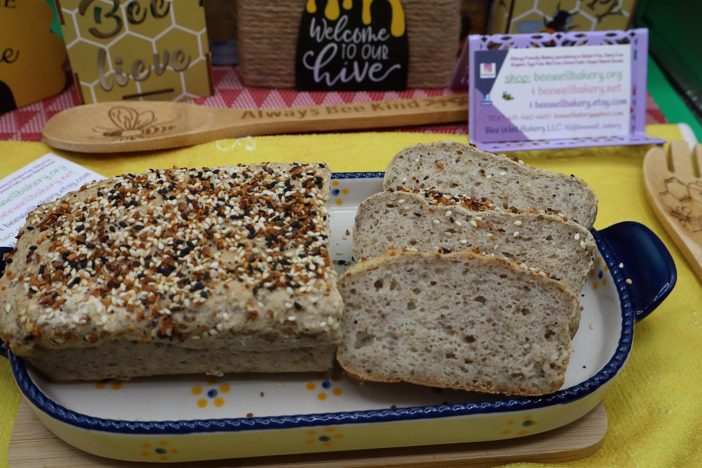 Premium Organic Gluten Free Bread - Vegan & Allergy Friendly