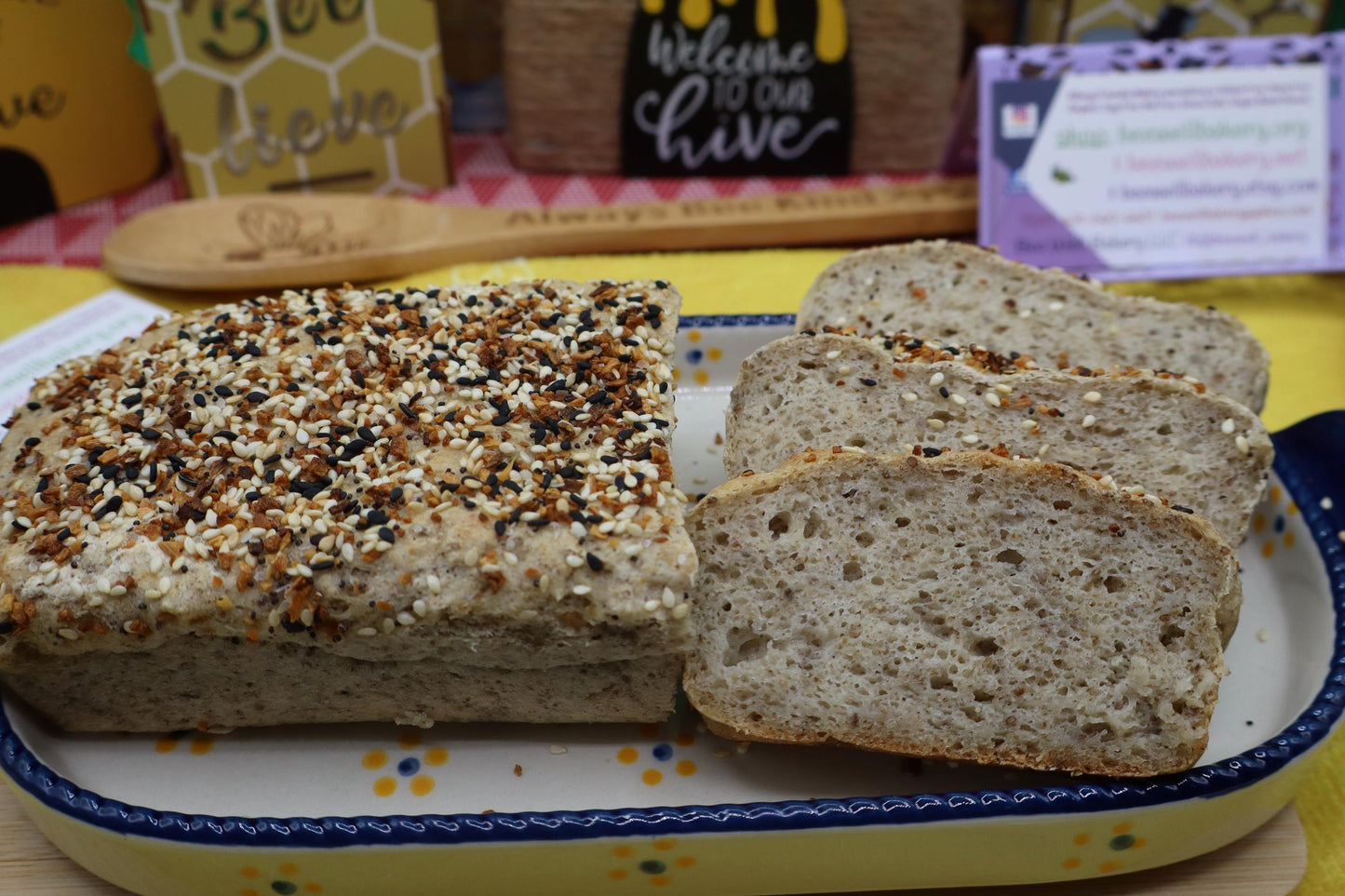 Premium Organic Gluten Free Bread - Vegan & Allergy Friendly