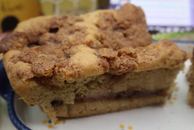 Gluten Free Sourdough Coffee Crumb Cake - Vegan & Nut Free