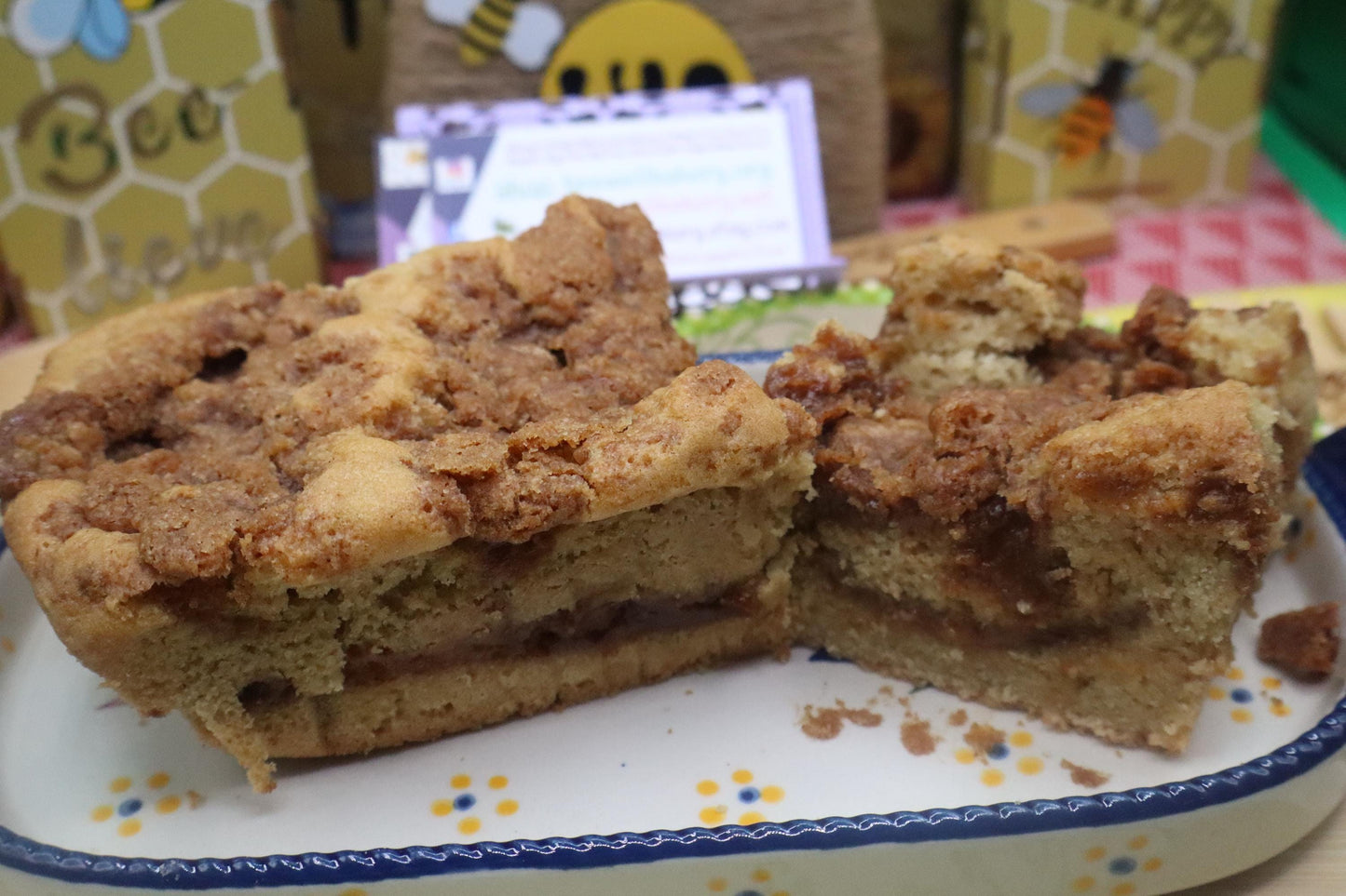 Gluten Free Sourdough Coffee Crumb Cake - Vegan & Nut Free