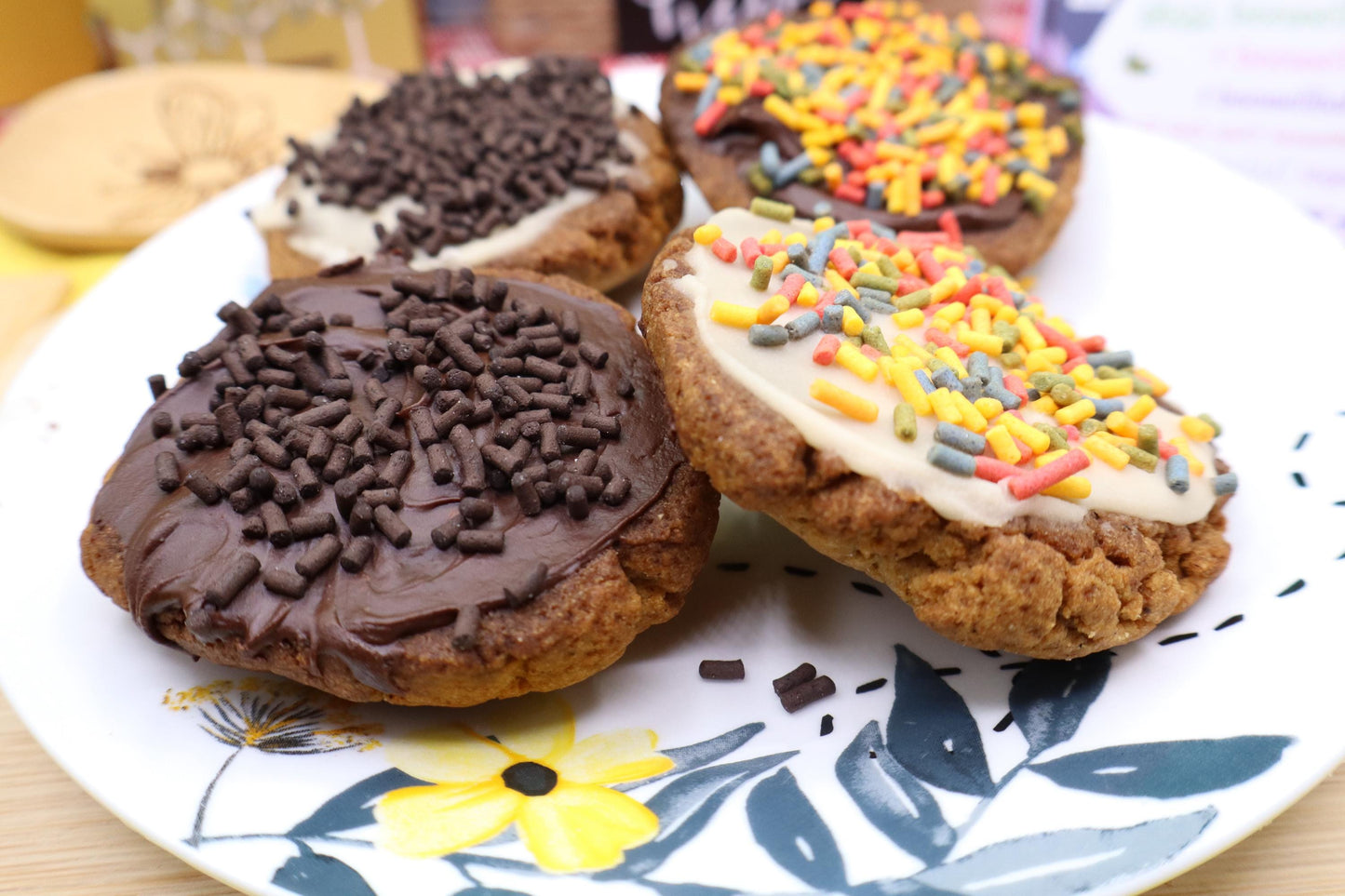 Galletas Heladas Premium Altas en Proteínas - Veganas y Sin Gluten