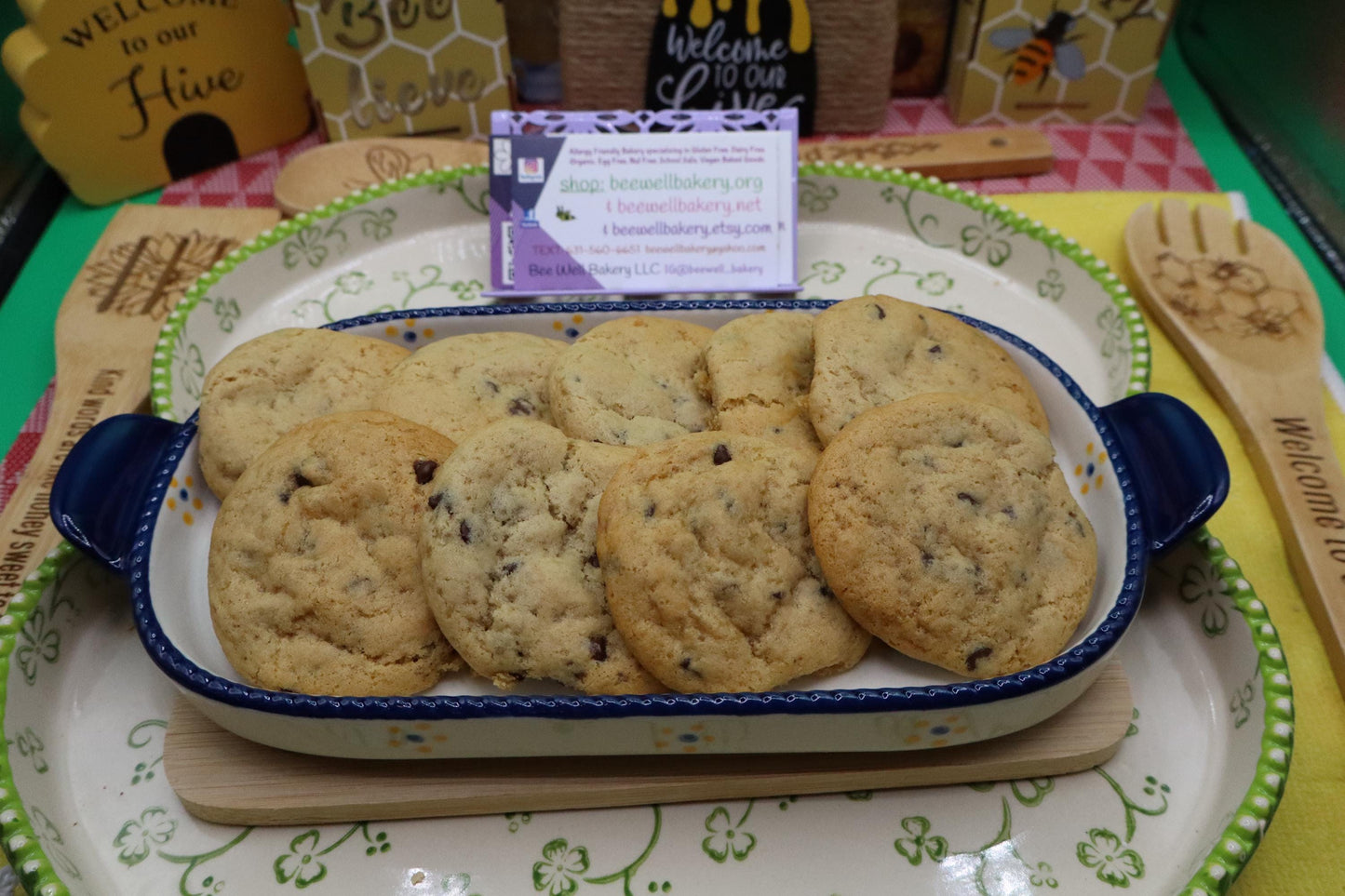 Allergy Friendly Chewy Chocolate Chip Cookies - Vegan & Gluten Free