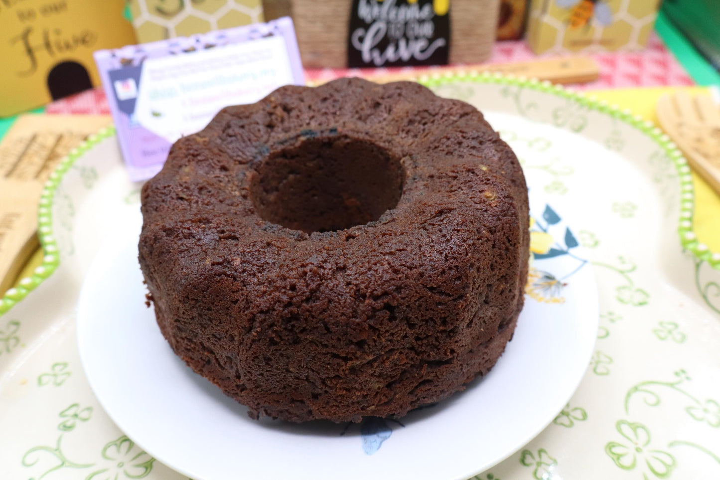 Premium Chocolate Zucchini Bundt Cake - Gluten Free & Low Carb