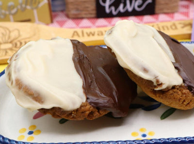 High Protein Black & White Cookies - Vegan & Gluten Free