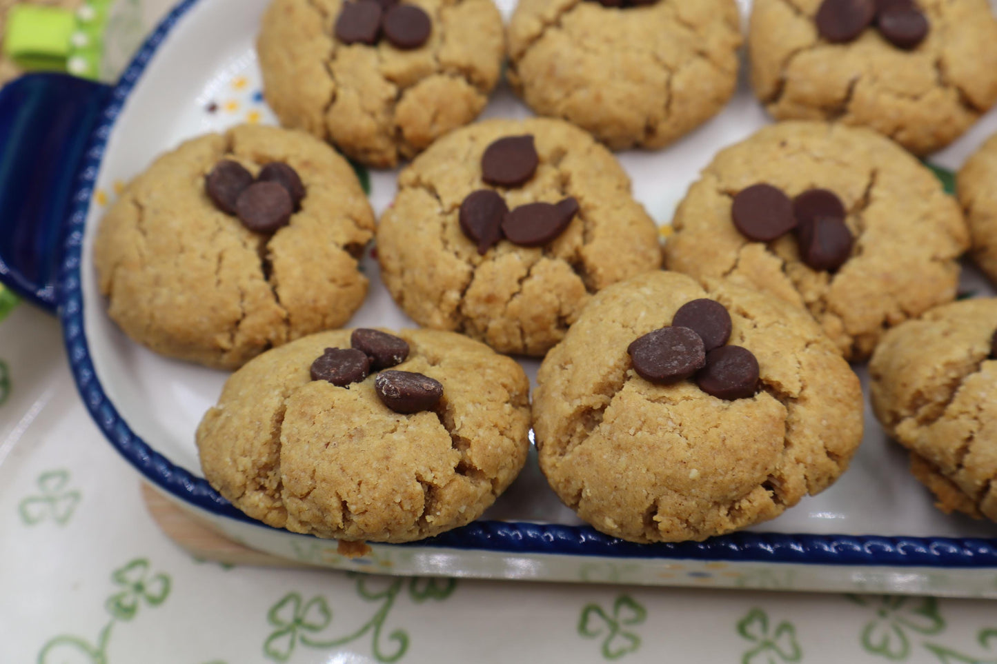 Galletas de mantequilla de maní alto en proteínas - Sin azúcar y sin gluten