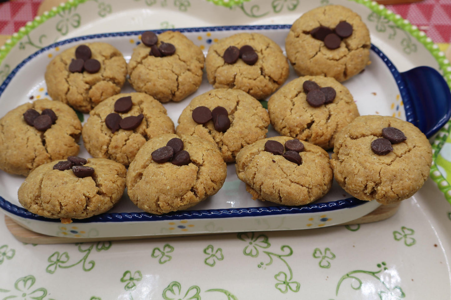Galletas de mantequilla de maní alto en proteínas - Sin azúcar y sin gluten