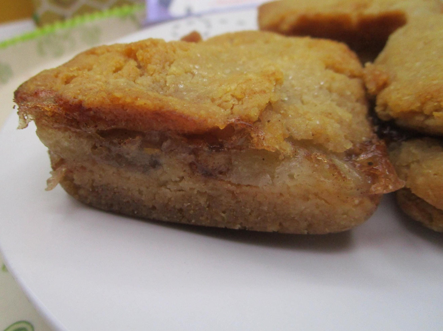 Carrés de tarte aux pommes sans sucre - Vegan, sans gluten, friandises faibles en glucides