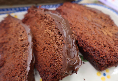 Sugar Free Chocolate Sourdough Cake - Vegan & Gluten Free