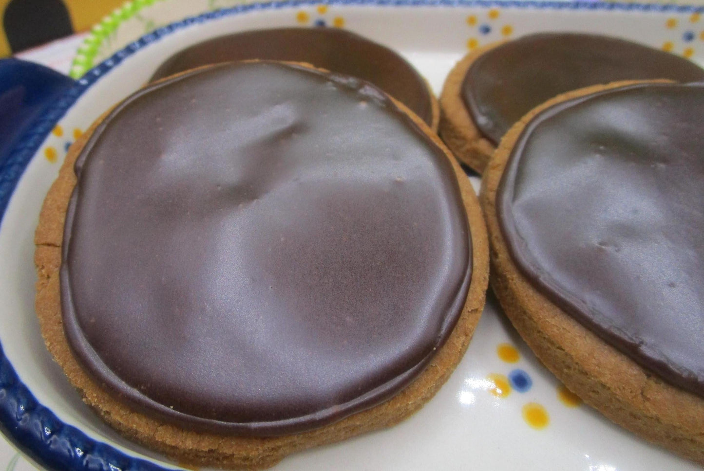 Biscuits Sucre Paléo - Végétalien, Sans Gluten, Glacés au Chocolat ou au Caroube