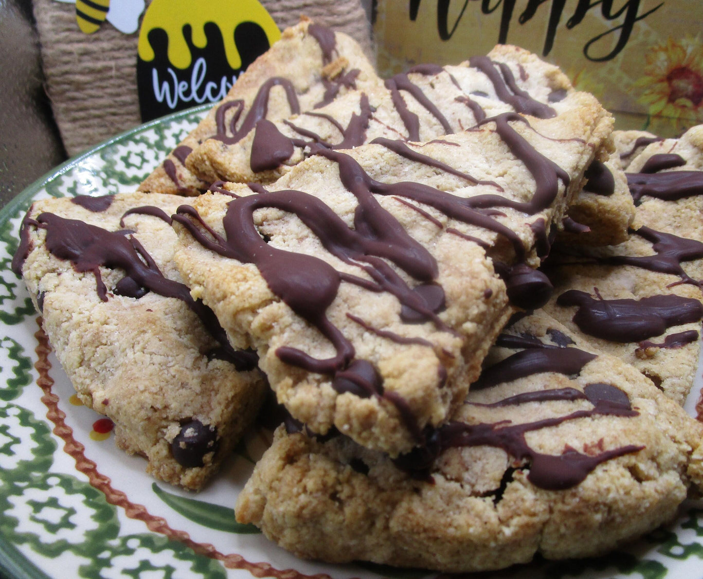 Scones Keto Gourmet à la Banane et aux Pépites de Chocolat - Végétalien et Sans Gluten