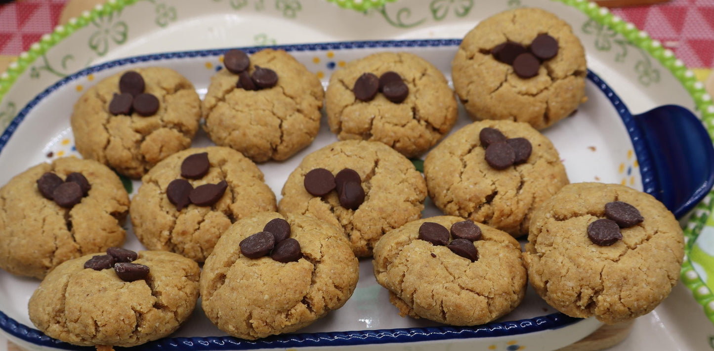 Cookies Premium Keto au Beurre de Cacahuète en Fleurs - Sans Gluten et Végétalien