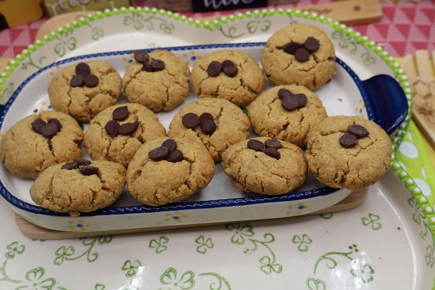 Galletas de mantequilla de maní alto en proteínas - Sin azúcar y sin gluten