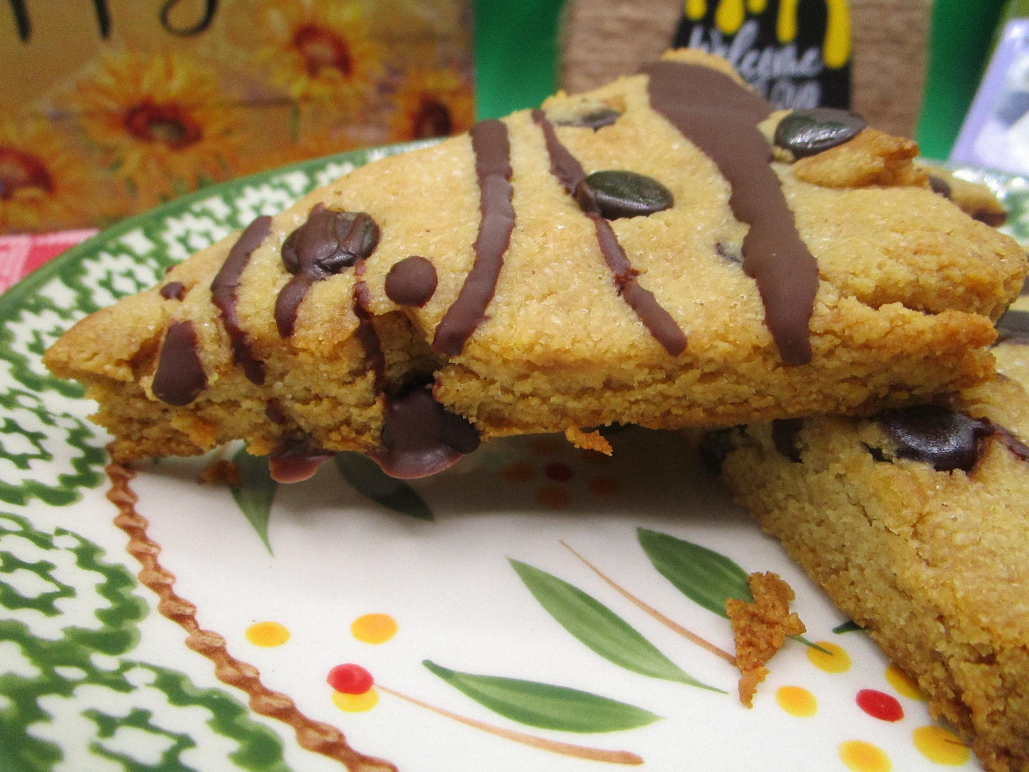 Scones Keto Délicieux - Saveur Chocolat Beurre de Cacahuète