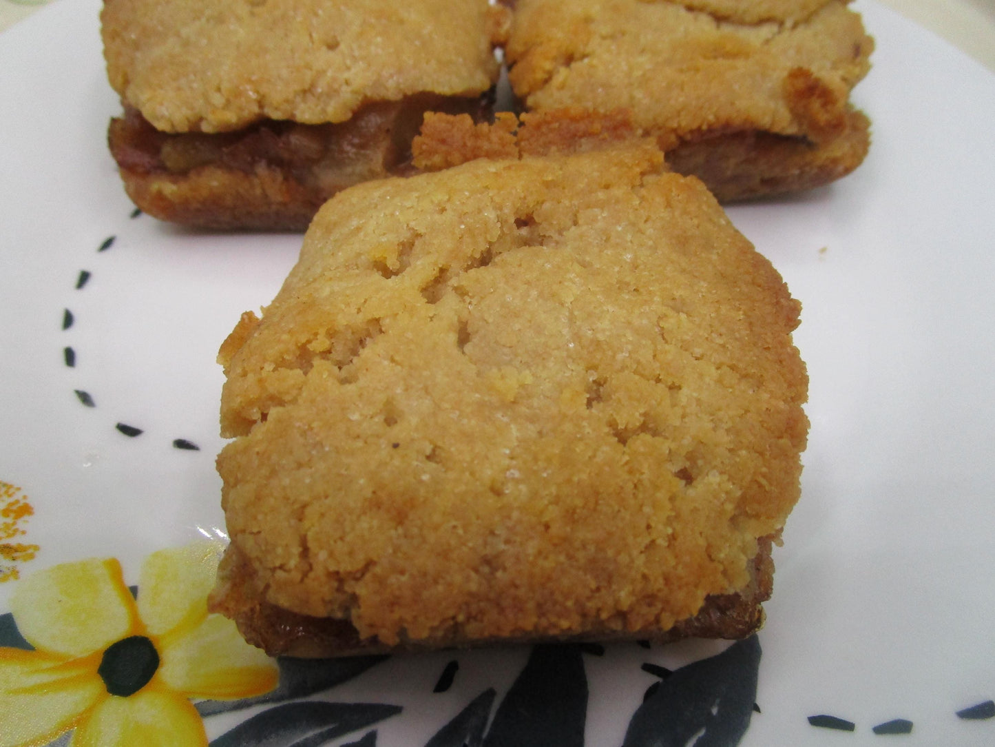 Carrés de tarte aux pommes sans sucre - Vegan, sans gluten, friandises faibles en glucides