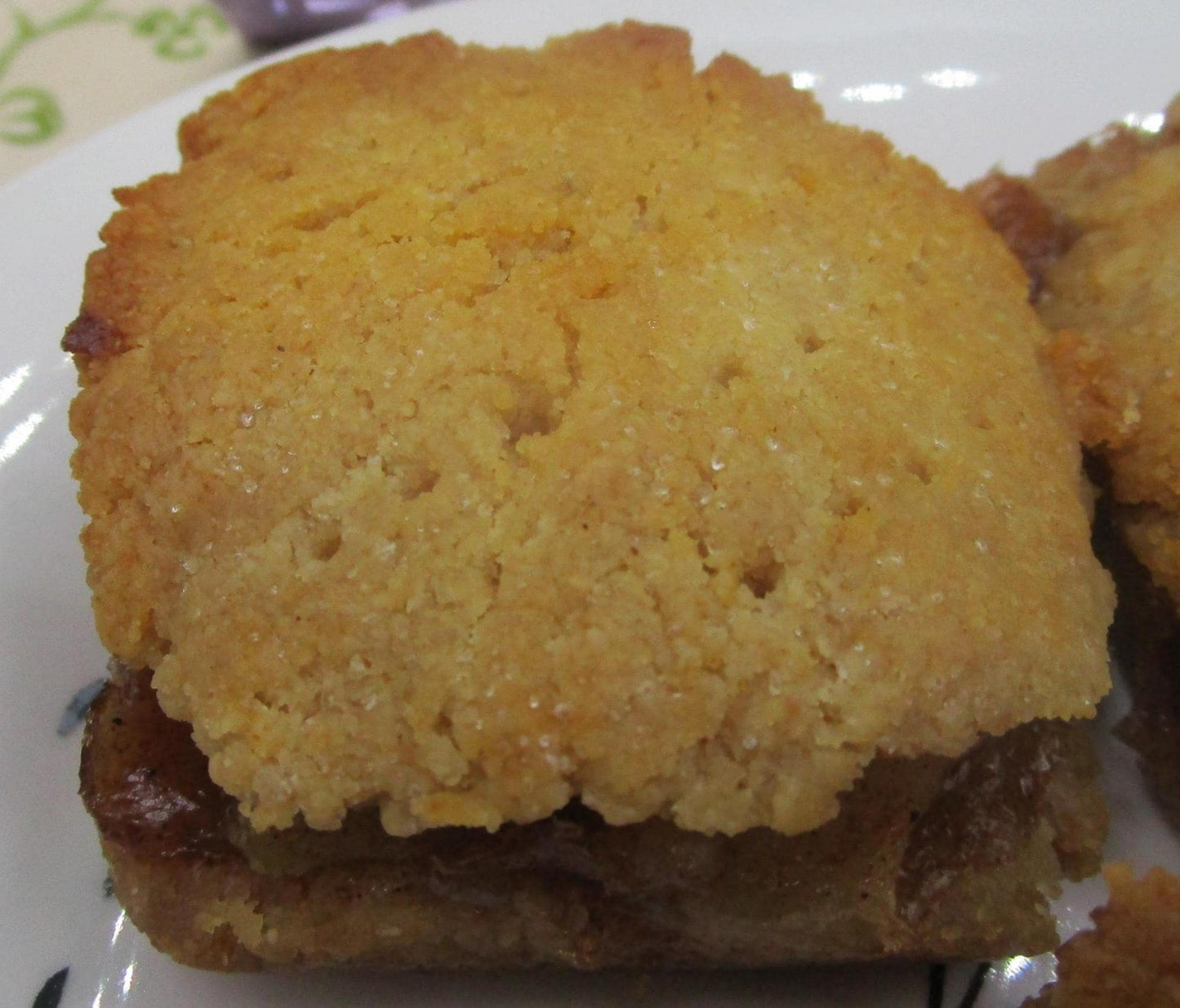 Carrés de tarte aux pommes sans sucre - Vegan, sans gluten, friandises faibles en glucides