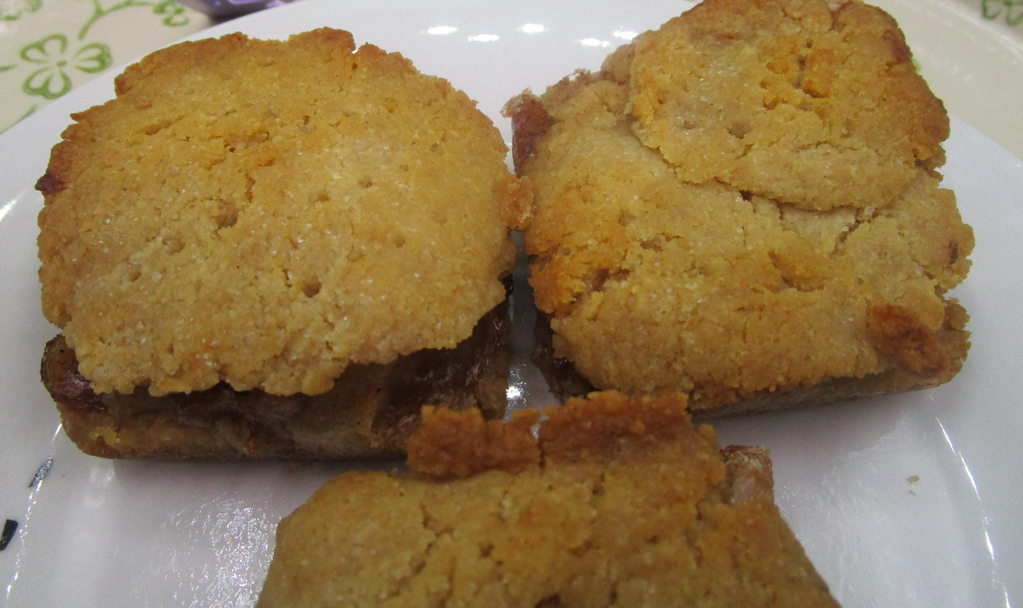 Carrés de tarte aux pommes sans sucre - Vegan, sans gluten, friandises faibles en glucides