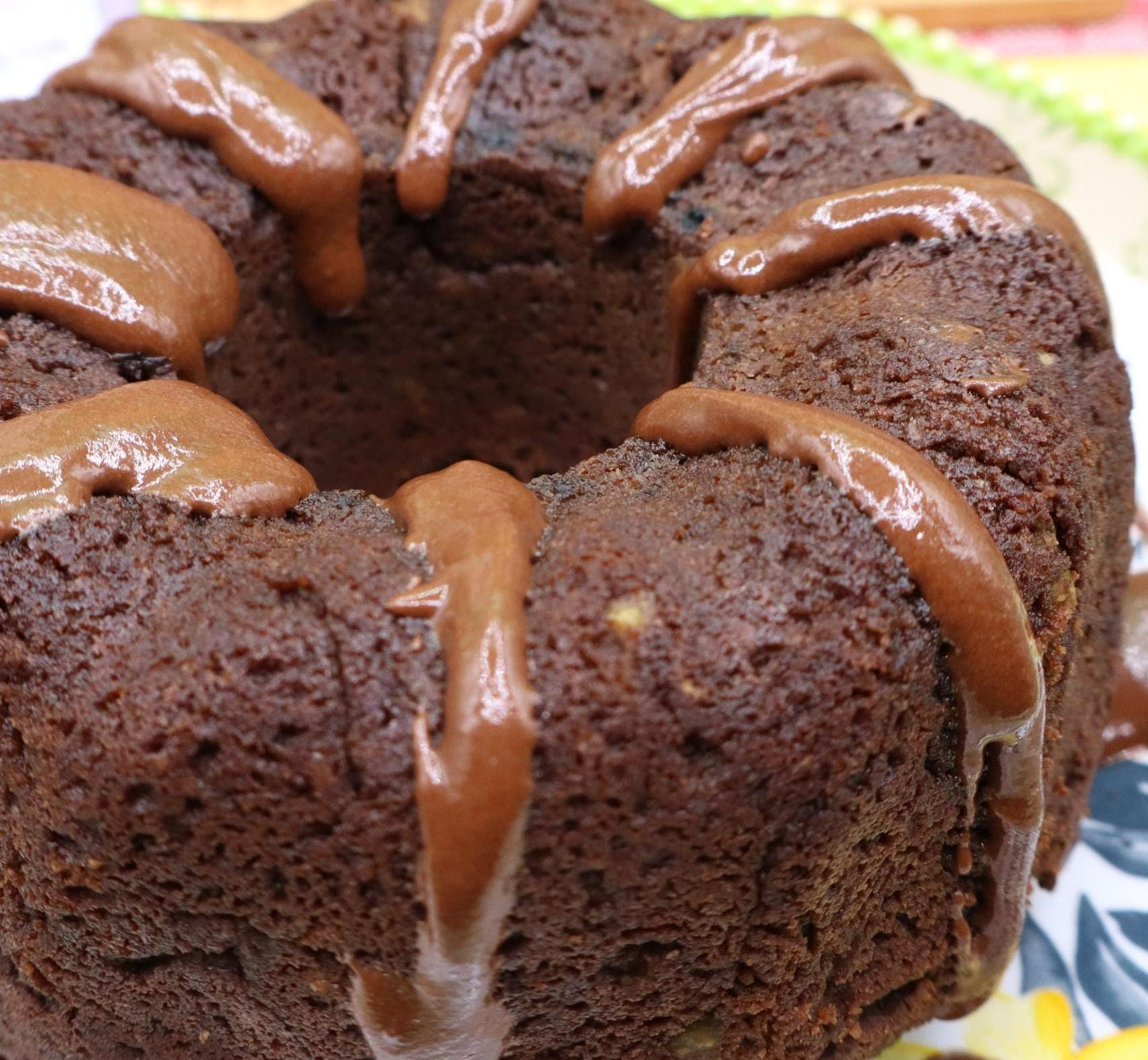 Keto Chocolate Zucchini Bundt Cake - Gluten Free & Low Carb
