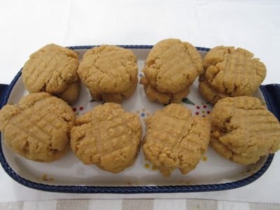 Sándwich de Galleta de Mantequilla de Maní KETO - Sin Gluten y Vegano