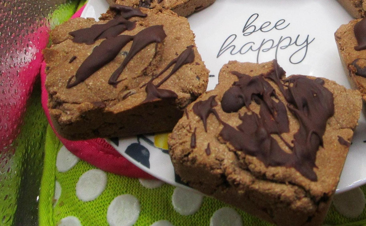 Cuadrados de Brownie de Plátano y Chocolate Keto - Vegano y Sin Gluten