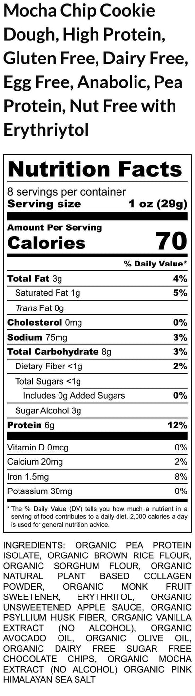 Premium Edible Cookie Dough - High Protein & Vegan