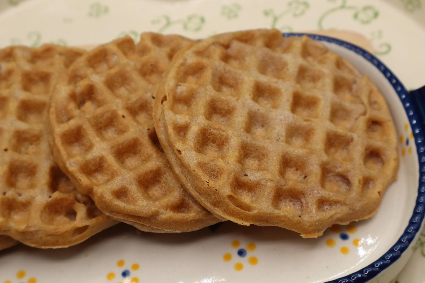 Gaufres aux myrtilles sans grain - AIP, paléo et végan