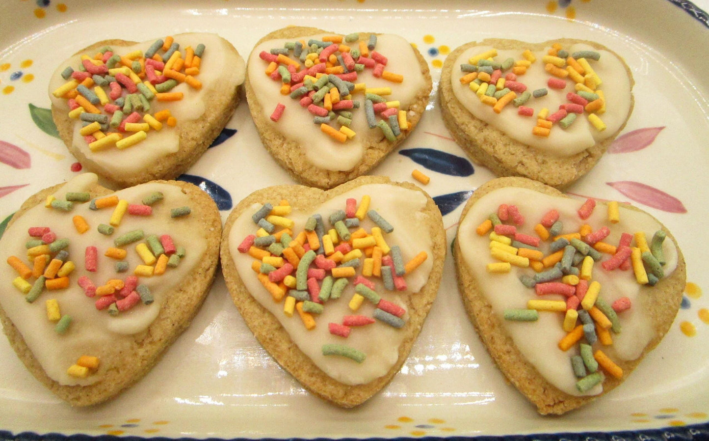 Sugar Free Heart Cookies - Vegan, Gluten Free, Nut Free