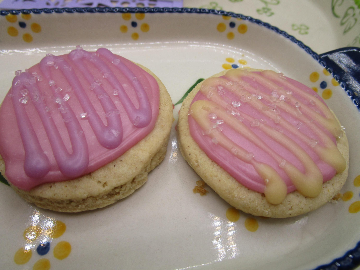 Biscuits glacés sans gluten - Friandises véganes et sans noix