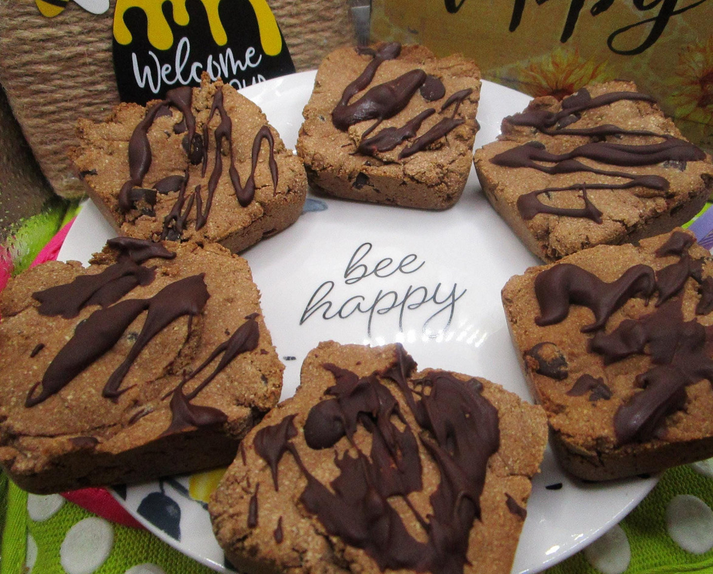 Cuadrados de Brownie de Plátano y Chocolate Keto - Vegano y Sin Gluten