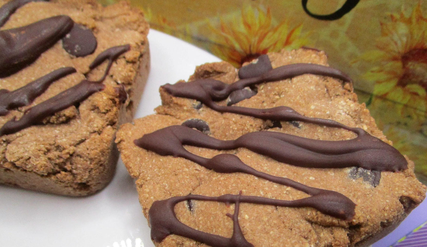 Cuadrados de Brownie de Plátano y Chocolate Keto - Vegano y Sin Gluten