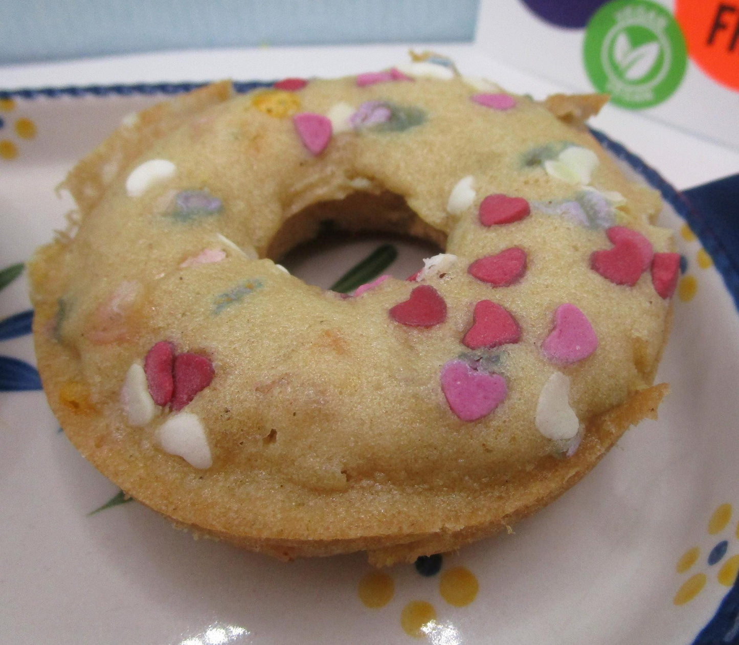 Gluten Free Valentine Heart Donuts - Vegan & Nut Free