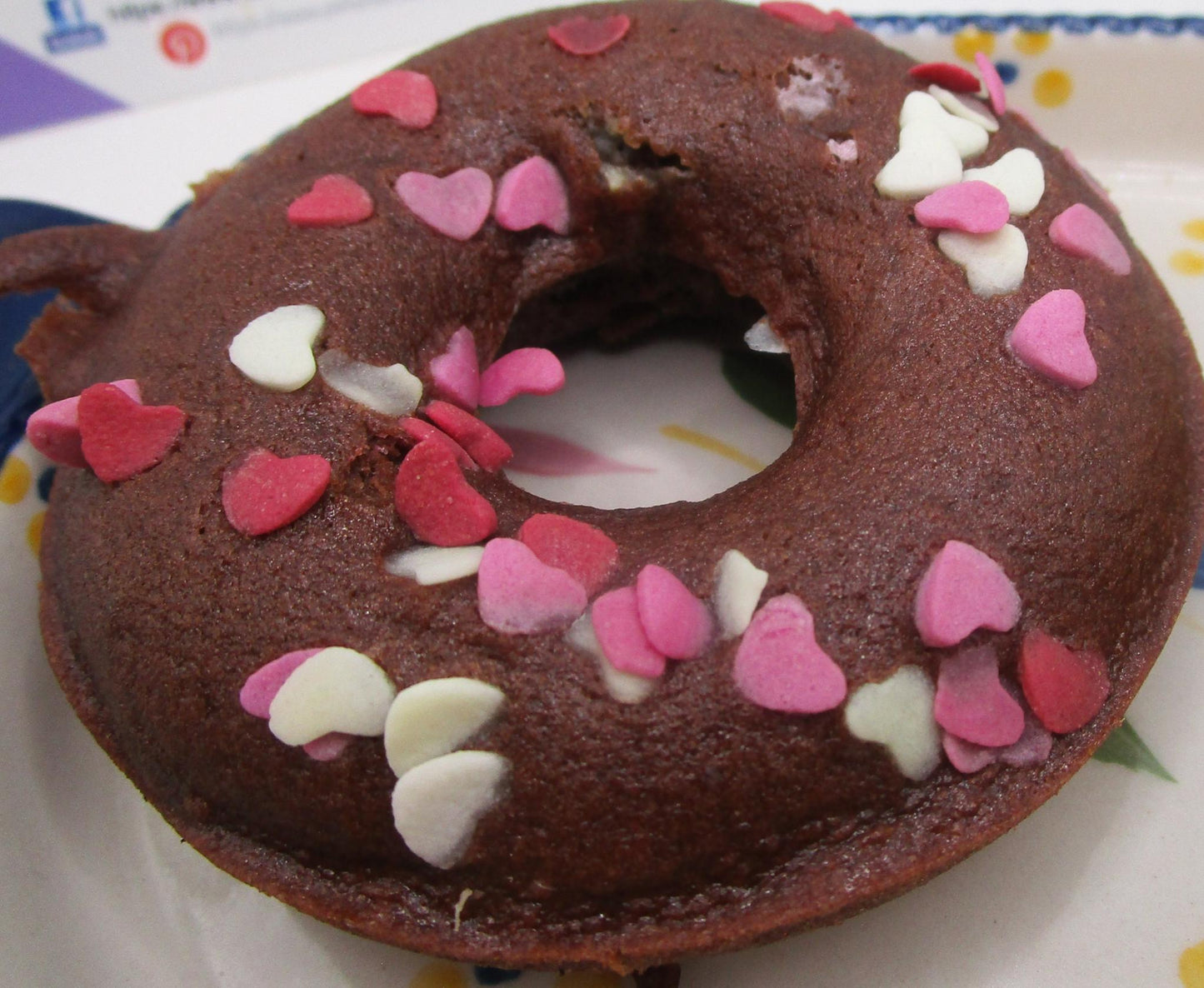Gluten Free Valentine Heart Donuts - Vegan & Nut Free