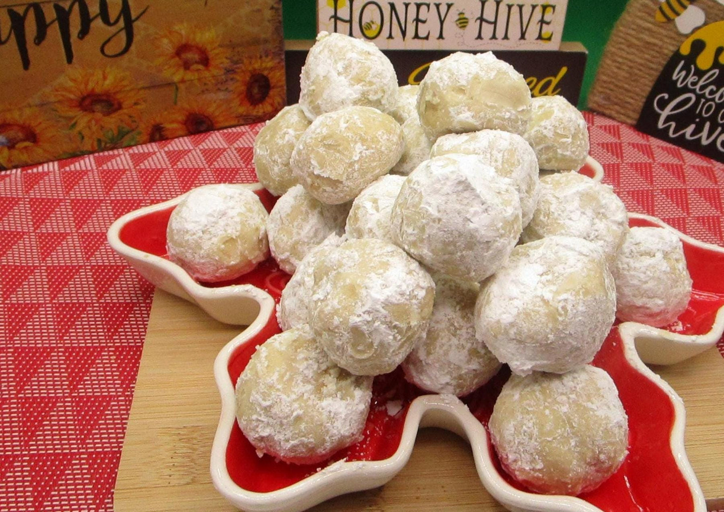 Biscuits de mariage mexicains sans sucre - Sans gluten et végan