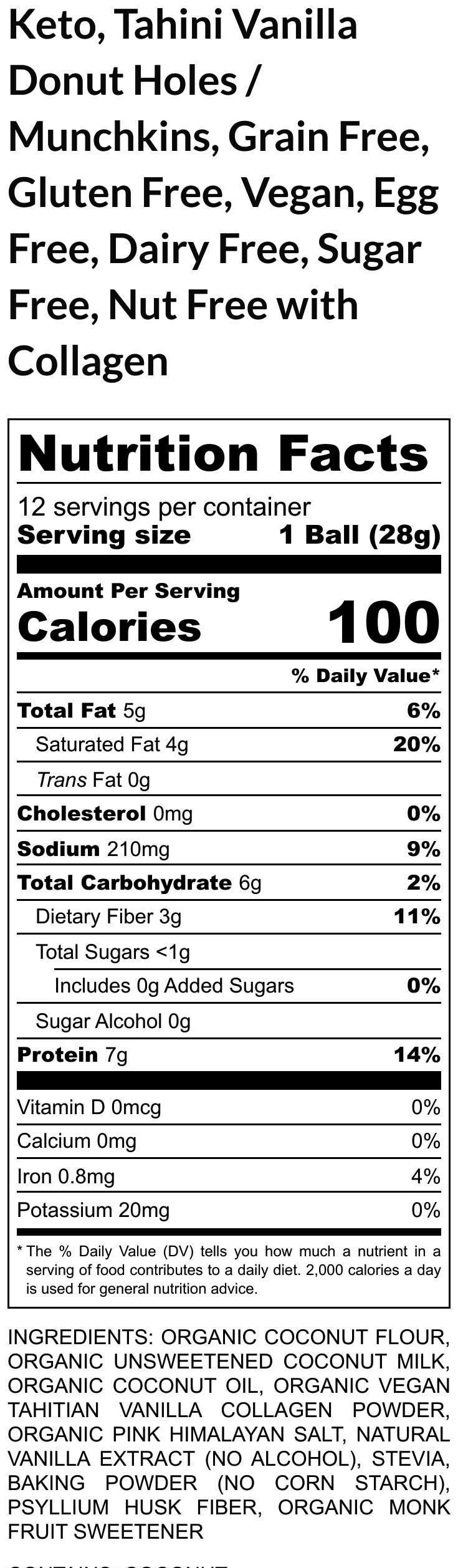 Munchkins au Caramel Salé Keto - Friandises Sans Gluten et Véganes
