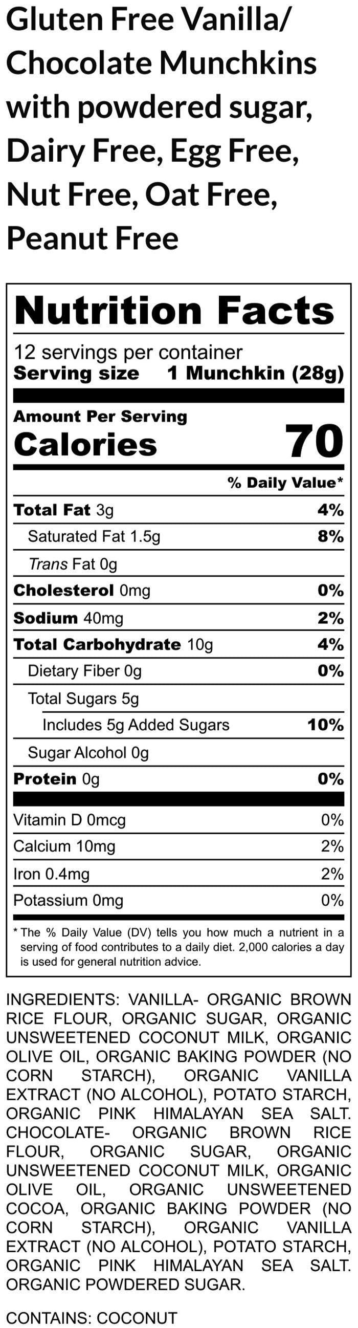 Gluten Free Munchkins - Vegan & Allergy-Friendly Treats