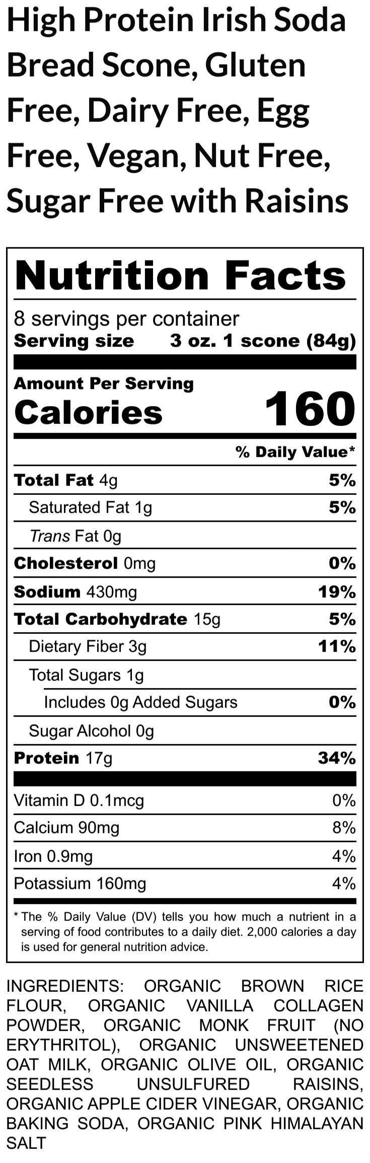 Scones de pain soda irlandais sans gluten - Végétalien et sans noix