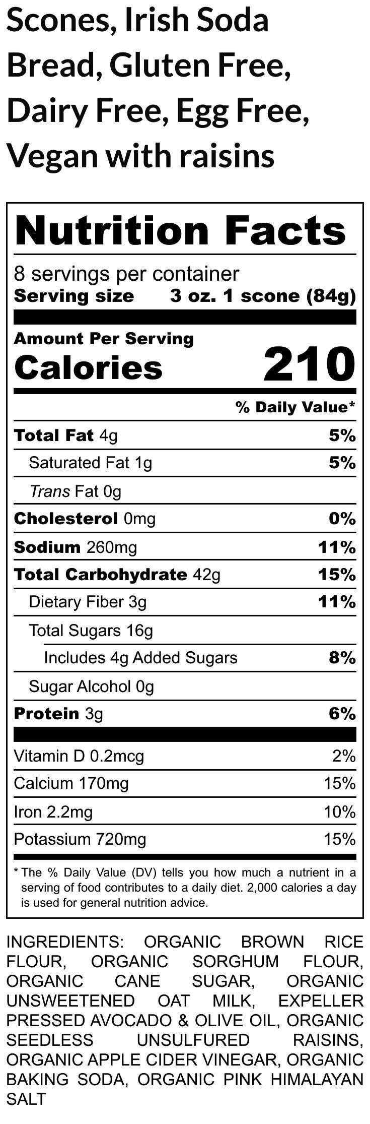 Scones de pain soda irlandais sans gluten - Végétalien et sans noix