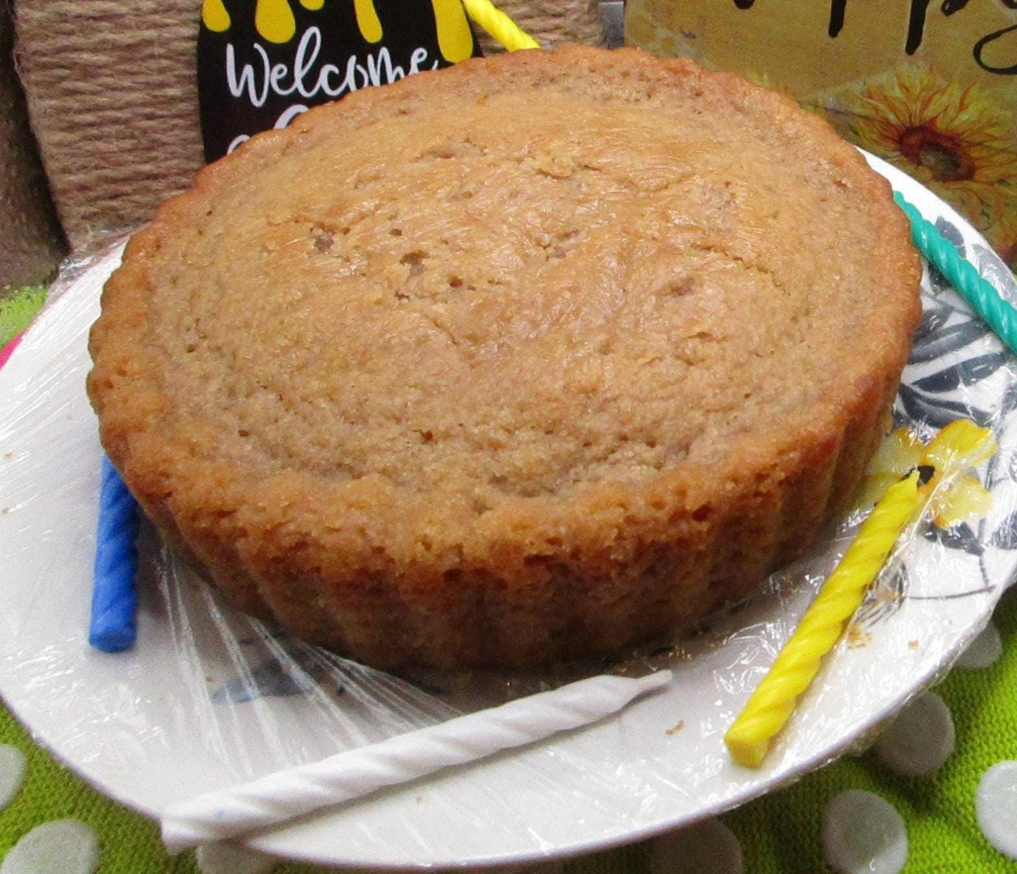 Gâteau d'anniversaire vanille AIP Paleo - Sans gluten et végan